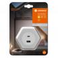 Preview: LEDVANCE Steckdosen Nachtlicht Hexagon 3000K Weiß mit USB Integrierter Tag-/Nacht-Sensor